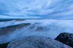 Tagesanbruch auf dem Lilienstein