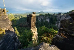 Wehlnadel im Abendlicht