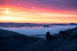 Feuerball am Horizont